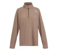Regatta Great Outdoors Womens Montes Half Zip Fleece Top - Mocha - 16 UK - Mocha - 100% Polyester