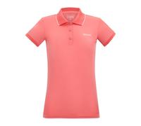 (16 UK, Peach Pink Solid) Regatta Womens/Ladies Remex II Polo Neck T-Shirt