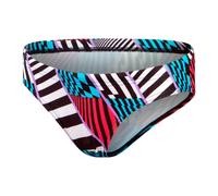 (16 UK, Red/Blue) Speedo Womens/Ladies Contrast Striped All-Over Print Swim Briefs