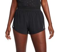 (16 UK S, Black) Nike Womens/Ladies Aero Swift Pleated Mid Rise Running Shorts