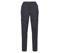(16 UK S, Seal Grey) Regatta Womens/Ladies Mountain Zip-Off Trousers