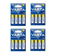 16 Varta Energy Alkaline Batteries AA LR6 4106 Mignon MN1500 1.5V Exp 2029 New
