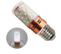 16 W E27 LED Cool White 6000 K, 16 W Equivalent to 160 W Incandescent Bulb, 1600 Lumen LED E27 Corn Bulb Lighting LED Bulbs Corn on the Cob 360° Beam Angle (Pack of 1)