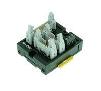 16 ways Terminal block breakout board 2* IDC10 to IDC20 terminal block relay adapter DIN Rail Mounting
