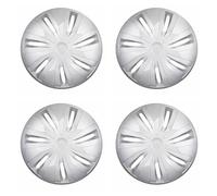 16" Wheel Trims For Ford Transit MK8 - Set of 4, Hub Cap Covers, Orneo Silver Stlyish Look