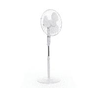 16" White Standing Fan