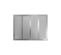 16" x 12" Inch / 400 x 300 mm Galvanized Air Vent Cover - Steel Return Air Grilles - for Ceiling and Sidewall - HVAC - with Insect Protection Screen (15.74 x 11.81 Inch, Galvanized)
