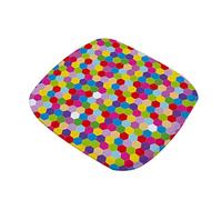 16" x 16" Colorful Chair Pads for Office Decor Anti-Slip Outdoor Chair Cushions Indoor Seat Cushion for Kitchen Patio Garden, Multicolor