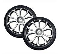 16 x 2.125 Wheelchair Rear Wheels, 1 Pair 16inch Replacement Inflatable Wheels, Electric Wheelchair Accessories