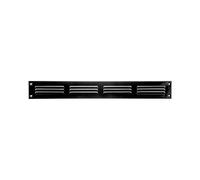 16" x 2" Inch / 400 x 50 mm Black Air Vent Cover - Steel Return Air Grilles - for Ceiling and Sidewall - HVAC - with Insect Protection Screen (15.74 x 1.97 Inch, Black)