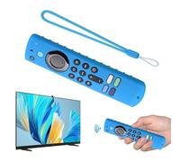 16 x 4.5 cm Silicone Remote Control Case, Silicone Case for Fir-e TV Stick 4K, Silicone Remote Control Cover, Non-Slip Silicone Case with Lanyard, Shockproof 4K Anti Fall RC Silicone Cover
