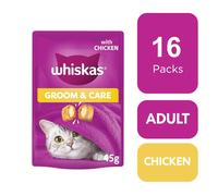 WHISKAS Groom & Care Cat Treats 45g