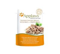 Applaws Adult Cat Pouches in Jelly 16 x 70g - Chicken with Liver