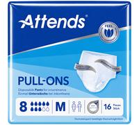 Attends Pull-Ons 207406 Incontinence Pants Level 8 Medium - Pack of 16