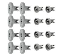16 X ELECTROLUX ZANUSSI Dishwasher Basket Wheels FULL SET