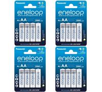 16 x Panasonic eneloop AA 2000mAh NiMH Rechargeable Batteries Charged DECT PHONE