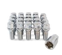 16 x Wheel Bolts & 4 x Locking Nuts for VW Volkswagen Caddy Aftermarket Alloy Wheels Only - SFP-16BM14+B14141