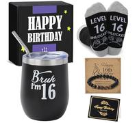16 Year Old Boy Birthday Gift Ideas, Unique Funny Birthday Gift Baskets for 16th Teenage Boys, Ten Birthday Gifts ideas for Boys Son Grandson Nephew Friend Birthday