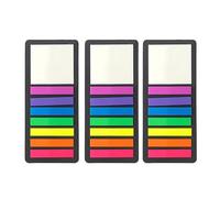 160/300Pcs Colored Sticky Tabs Long Page Mark Strips Note Translucent Note Waterproof