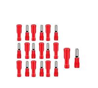 160/80/60pcs bullet butt connectors, fully Insulated pvc quick splice electrical crimp terminal for automotive, boat, industrial(60pcs-Red In Bag)