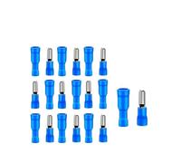 160/80/60pcs bullet butt connectors, fully Insulated pvc quick splice electrical crimp terminal for automotive, boat, industrial(60pcs-Blue In Bag)