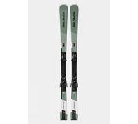 160 cm Salomon Mens S/Max 8 Skis With M10 GW L80 Bindings Dk Green Size
