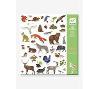160 Fauna Stickers, DJECO green