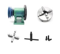 160 Lathe Spindle Assembly with Flange Connection Plate 160/200 Spindle Three Jaw Four Jaw Chuck(160spidle fourjaw)