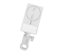 160 LED Phone Mounted Photography Light with 95 CRI, White | Twist Phone Video Light with 3 Temperature Settings, 10% Increase Dimming, Touch Control for Live Broadcast