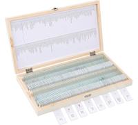 160 Microscope Slides with Specimen, Ready-made Glass Slides with Specimen, Educational Microscope Slide and Cover for Young Scientist, Perfect for Biology Classroom and Experiments