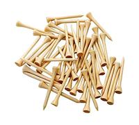 通用 160 Pcs Golf Tees Wooden Durable Golf Tees Golf Bamboo Nails 54mm(2 1/8 Inch) for Men and Women Who Like to Play Golf