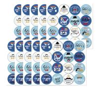 160 PCS Happy Father's Day Stickers - Dad Stickers Labels, Best Dad Sticker, Father's Day Gift Tags Sticker for Gift Tags Wrap Labels for Party Favors