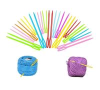 160 Pcs Plastic Hand Sewing Needles, Hand Sewing Needles,Multicolor Big Eye Sewing Needles,Learning Needles,Big Eye Sewing Needles for DIY Sewing Handmade Crafts(5.5, 7, 9, 15cm)