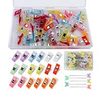 160 Pcs Sewing Clips, Clips for Sewing Wonder Clips Quilting Crafting Clips Fabric Clips Patchwork Clips Butterfly Head Pins Sewing Accessories for Sewing Crafting