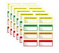 160 Pcs Vehicle Reminder Labels Next Service MOT Road Tax Stickers Self Adhesive Vinyl Stickers (62.4x30.4mm)