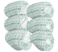 160 PCS Waterproof Ear Covers for Shower & Swimming, 4.4cm*6.8cm Ear Protectors for Shower with Soft Cotton Plugs Kids, Hypoallergenic Stickers Ears Protection for Swimming (S)