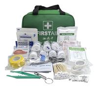 160 Piece First Aid Kit for Home, Car, Travel & Workplace - Portable Emergency Medical Kit with Bandages, Plasters, Gauze, Gloves & Scissors - Compact Safety Kit for Camping, Hiking & Family Use