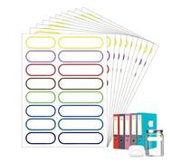 160 Pieces Waterproof Daycare Labels for Bottles, Self-Laminating Write on Name Labels Stickers, Multipurpose Bottle Name Tags for Daycare Lunch Box School Kitchen Supplies (Colorful)