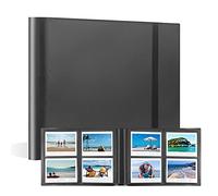 160 Pockets Photo Album for Fujifilm Instax Wide 300 Camera,for Polaroid 600 Photo Album, Albums for Polaroid Now+ Now OneStep2 OneStep+ 600 Instant Film Camera, POP Lab Instant Print Camera (Black)