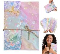 160-Sheet Pearlescent Scrapbook Paper - Pearl & Vintage Floral Scrapbook Paper Pack, Journaling Scrapbooks Supplies Craft Collage Papers Set for DIY Scrapbooking and Card Making (1 Pcs)