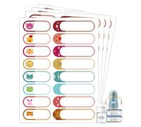 160 Stick On Name Labels for Clothes Kids No Iron Just Peel, Personalised Name Stickers for School Uniform Clothes, Name Tags Clothing Labels for Care Home, Nursery's, Peel & Stick for Stationery
