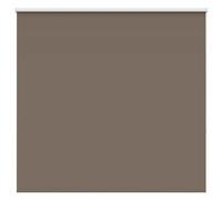 vidaXL Roller Blind Blackout Coffee 160x130 cm Fabric Width 156.6 cm Polyester