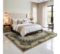 (160 x 230 cm (5 ft 2 in x 7 ft 2 in)- Large Rugs/Carpets, Willow Teal) Extra Large Traditional Rugs Modern Carpet Doormat