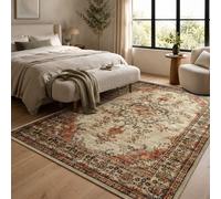 (160 x 230 cm 5 ft 3 in x 7 ft 7 in, TIMELESS- CASHMERE RUG) Large Rugs Living Room Bedroom Traditional Carpets
