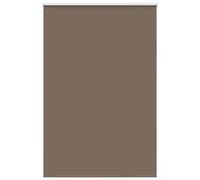 vidaXL Roller Blind Blackout Coffee 160x230 cm Fabric Width 156.6 cm Polyester
