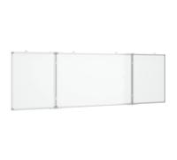 (160 x 60 x 1.7 cm) vidaXL Magnetic Whiteboard Foldable Writing Dry Erase White Board Aluminium