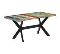 (160 x 80 x 75 cm) vidaXL Dining Table Kitchen Dining Room Side Dinner Table Solid Acacia Wood
