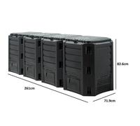 (1600 Litres Composter) Garden Composter Various Models Thermal Organic Fertilizer Compost Modular Bin