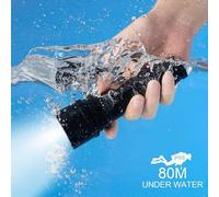 1600 Lumen LED Dive for torch 50M Submersible Light 1600 Lumen | 50 meters diving range, submersible design, scuba snorkeling ready, wrist strap included, night dive