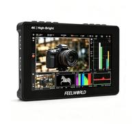 1600 nit FEELWORLD F5 PROX 5.5" 4K HDMI On-Camera Field Monitor 1600cd/m2 High Bright Touch-Screen,4K HDMI In/Out,3D-LUTs, FHD for for Sony FS5 FS7 II FX3 FX6 FX5 C200 C300 RED Komodo BMD R6 V Ronin S
